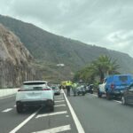 Mort tragique d'un motard sur l'autoroute du nord de Tenerife