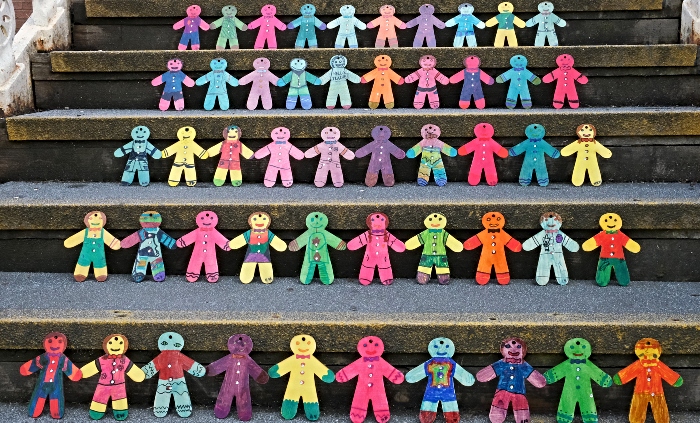 gingerbread men made by pupils