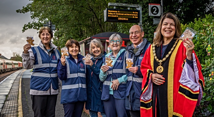 Gingerbread men and Nantwich Station adopters