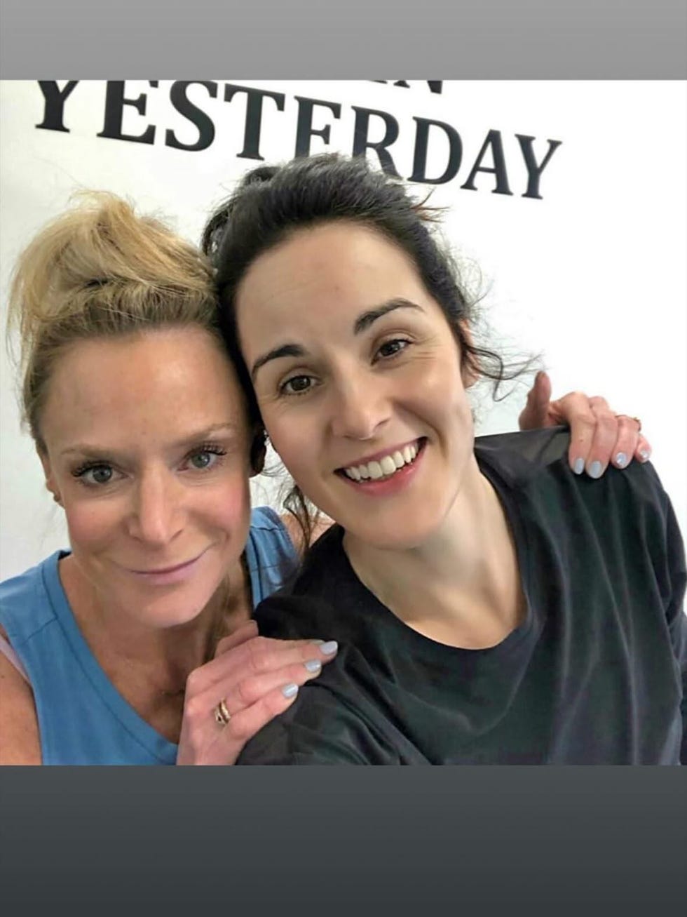 Entraînement de Michelle Dockery