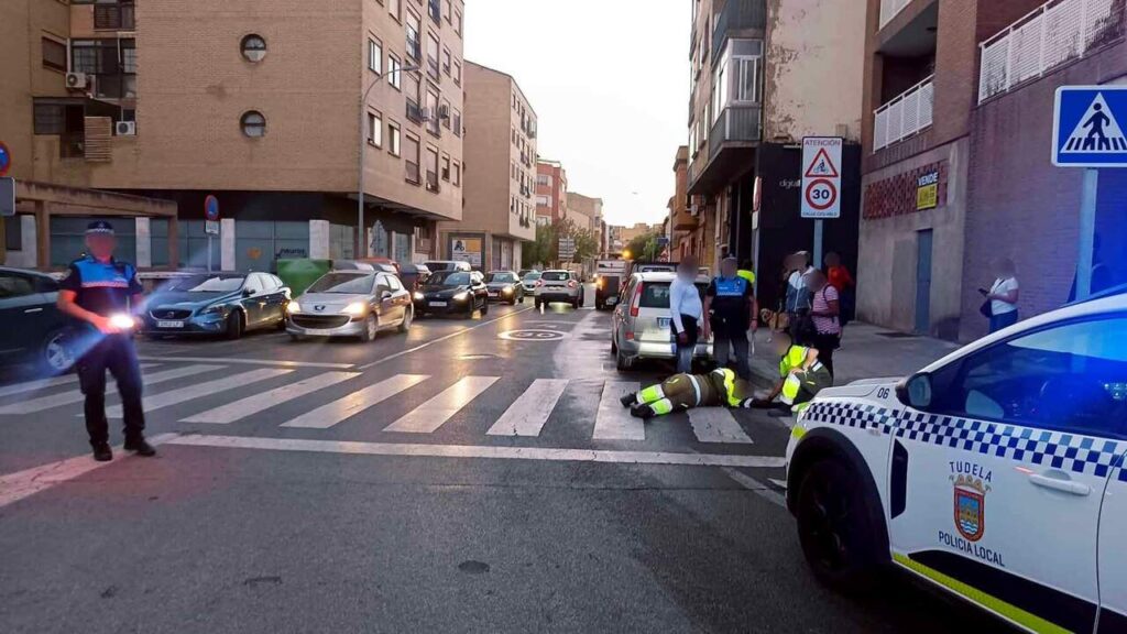 Collide avec son collègue à Tudela : hospitalisé pour deux côtes fracturées !