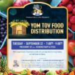 Distribution gratuite de repas pour Yom Tov à Crown Heights