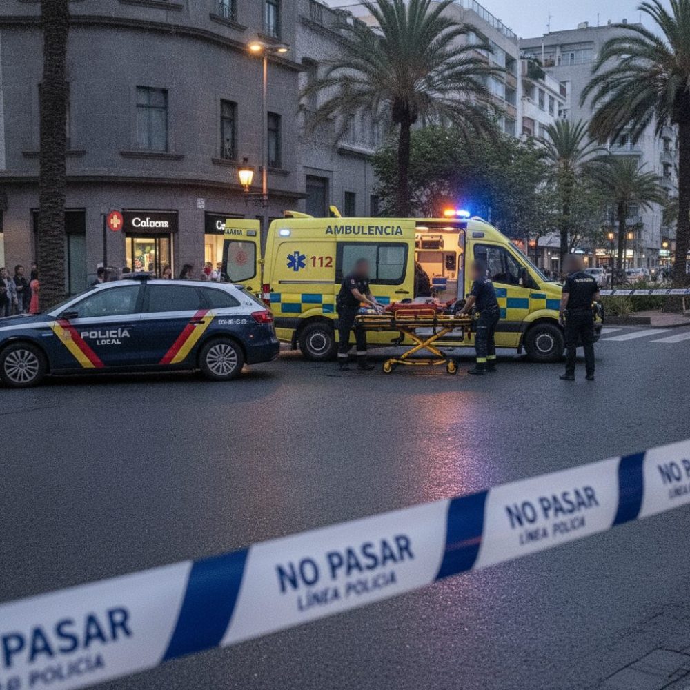 Enfant blessé dans un accident à Santa Cruz de Tenerife