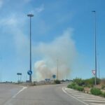 Incendie actif à Santovenia : l’intervention de plusieurs moyens à León