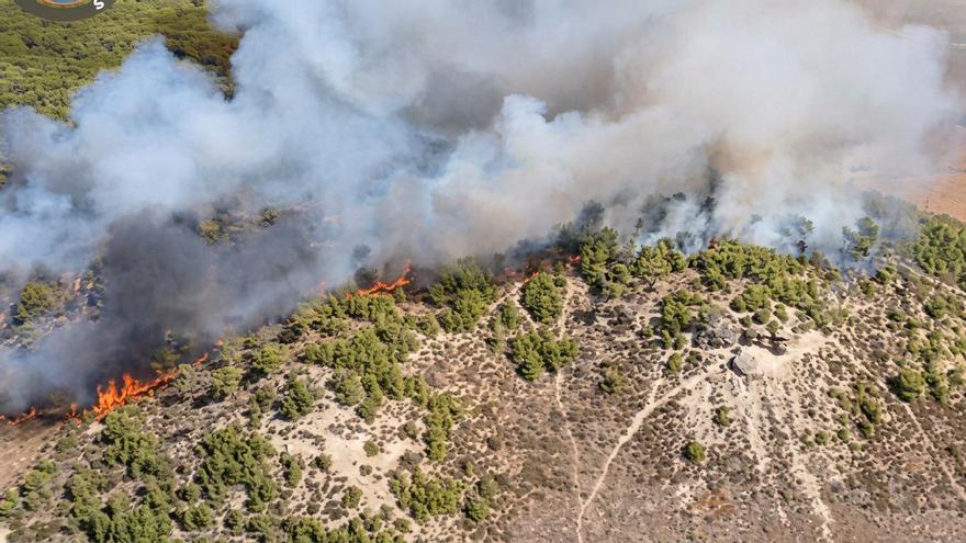 Incendie dans les pins de Carcastillo : six avions mobilisés