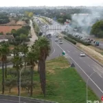 Incendie d’un coche cause un énorme embouteillage sur l’autoroute d’Inca