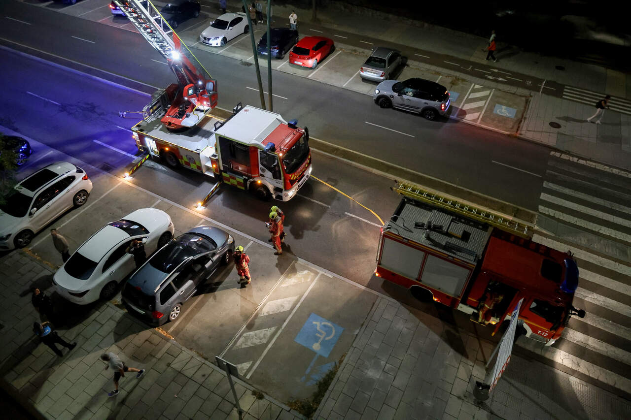 Intervention des pompiers de León suite à une combustion dans une cheminée