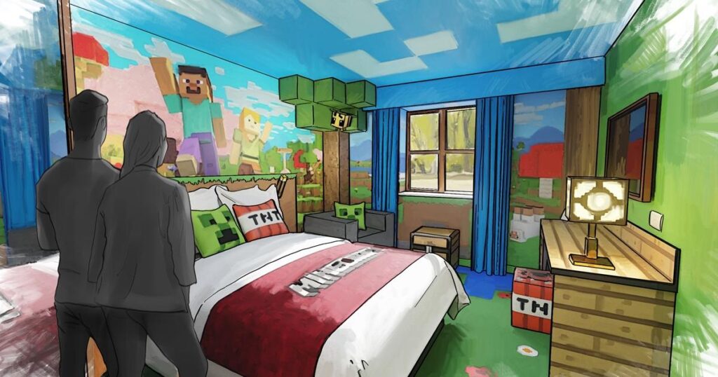 Le premier hôtel Minecraft au monde ouvrira ses portes au Royaume-Uni en 2027