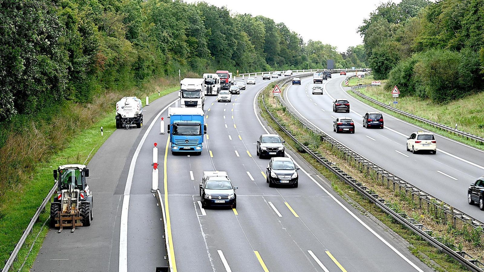 Nouvelles chantiers sur les autoroutes autour de Hagen