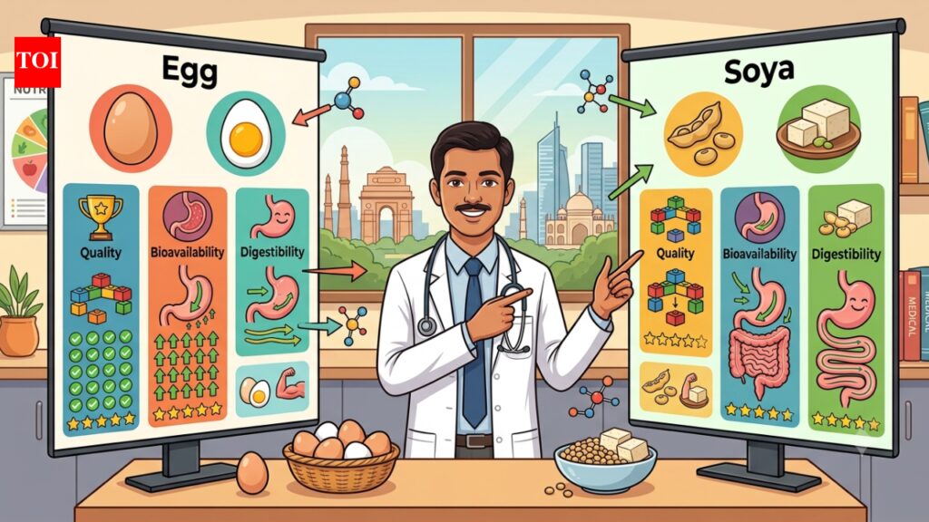 Oeuf ou soja ? Le dilemme des protéines expliqué par un médecin de Delhi NCR
