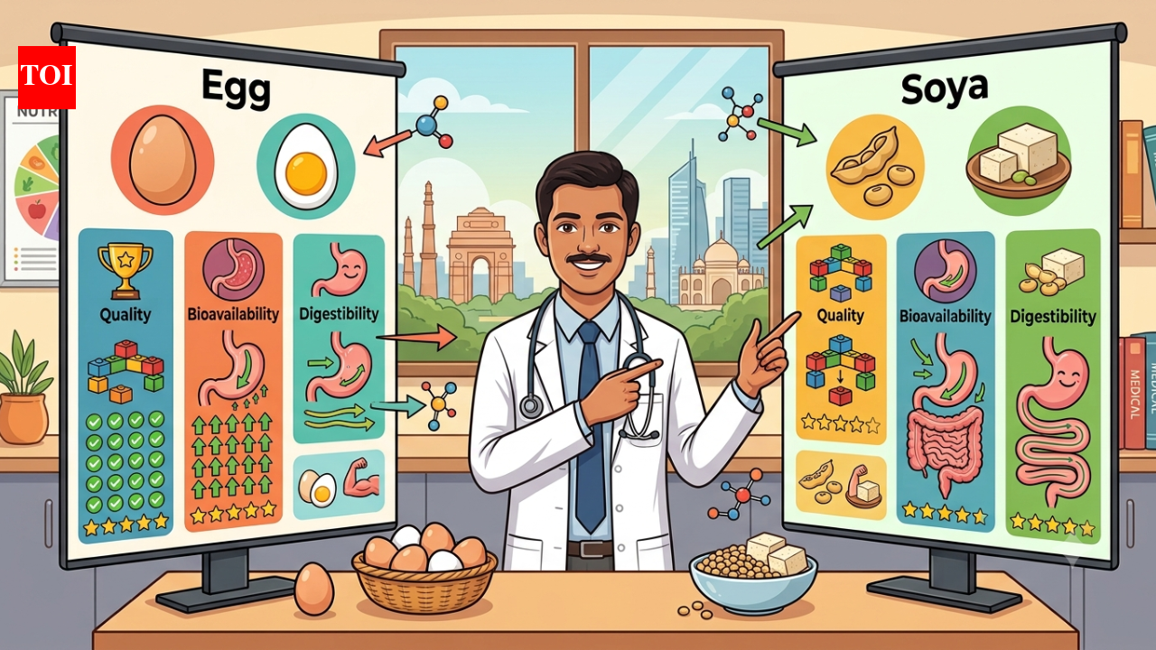 Oeuf ou soja ? Le dilemme des protéines expliqué par un médecin de Delhi NCR