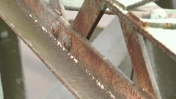 Renovation sur Blaues Wunder à Dresde
