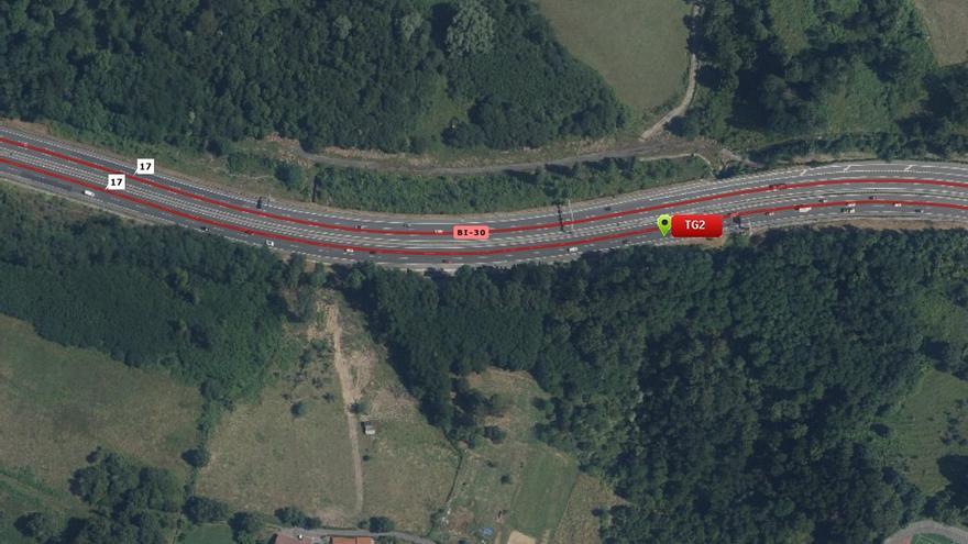 Accident : route coupée à Zamudio