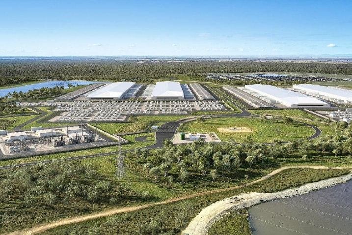 Modèle conceptuel d'un grand parc de données proposé pour Western Downs