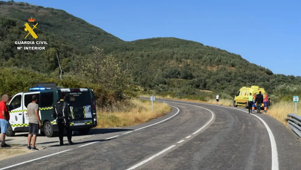 Accident à Cáceres : un conducteur arrêté après avoir fui.