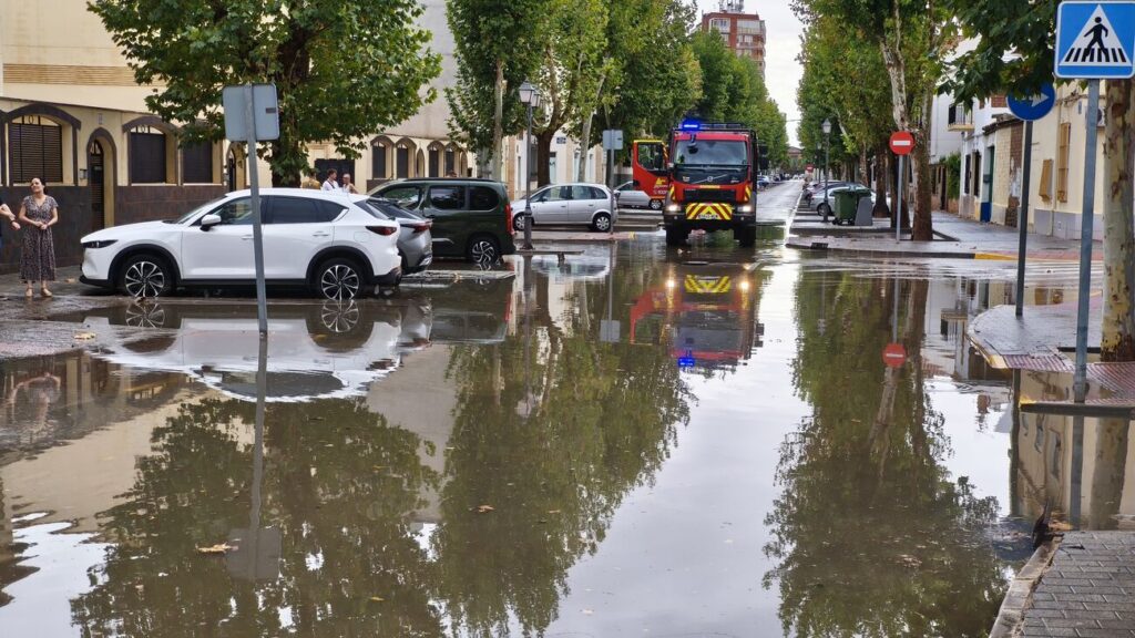 Tempête inondante à Manzanares : retour à la normale en deux heures
