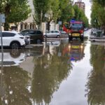 Tempête inondante à Manzanares : retour à la normale en deux heures